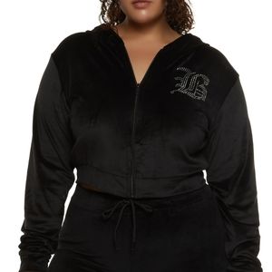 Cropped Hooded Jacket